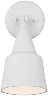 Generation Lighting 1-Light 12-Inch Adjustable Flood Light in White