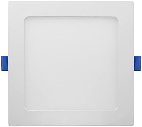 Maxxima 6" Ultra-Thin Recessed LED Square Downlight 1000 Lumens, 5 CCT