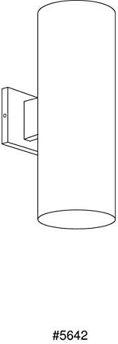 Progress Lighting Cylinder Outdoor Wall Light, White