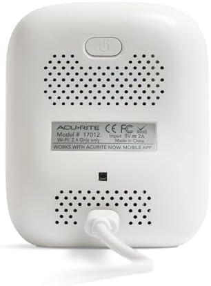 AcuRite Digital Indoor Thermometer and Hygrometer, Air Quality