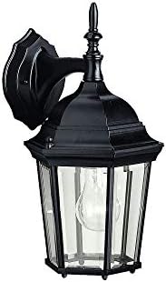 Kichler Madison Outdoor Wall Sconce Light, Black