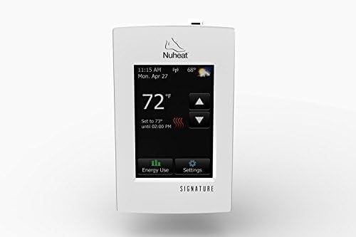 Nuheat nVent Signature AC0055 WiFi Programmable Floor Heating Thermostat