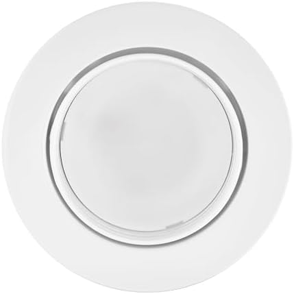 Maxxima 4 in. Rotatable LED Retrofit Downlight Gimbal, 1000 Lumens, 5 CCT
