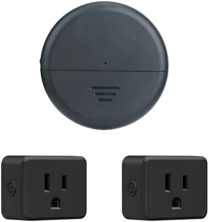 Greencycle Wireless Motion Sensor Outlet 2 Plugs,Automatic Light Switch
