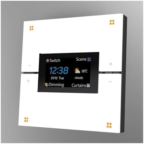 M9-Pro Smart Home Assistant Switch Wireless Control(Aluminum White)