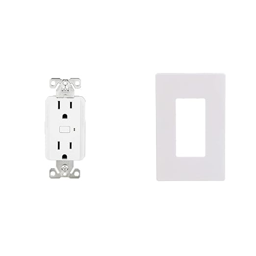 Eaton EWFWRCR15-W-BX-L Smart Outdoor Receptacle with Screwless Wallplate, White