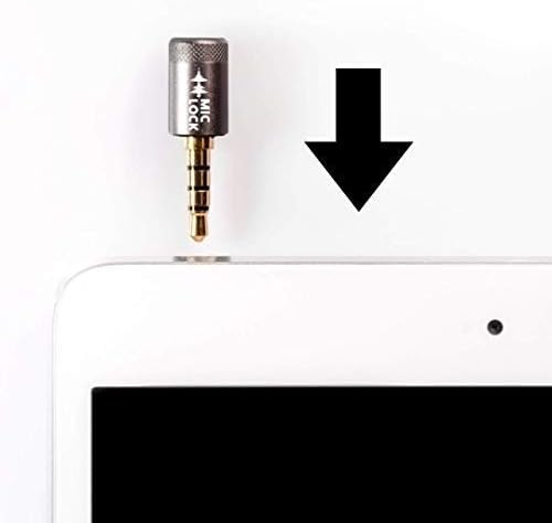 Mic-Lock 3.5mm for Headphone Port - Microphone Audio and Data Security - Privacy Protector for Laptops, Smartphones, Tablets, and Computers (Gray, Single Pack)