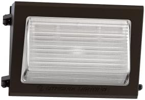 Lithonia Lighting 13" LED Wall Pack Outdoor Light, Dusk to Dawn Photocell