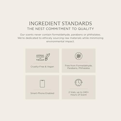 NEST New York Smart Home Fragrance Diffuser Refill Smart Vials, Bamboo - 4 Diffuser Refill Smart Vials, Set of 2 - Designed for NEST x Pura 3 and NEST x Pura 4 Diffusers - Cruelty Free, Vegan