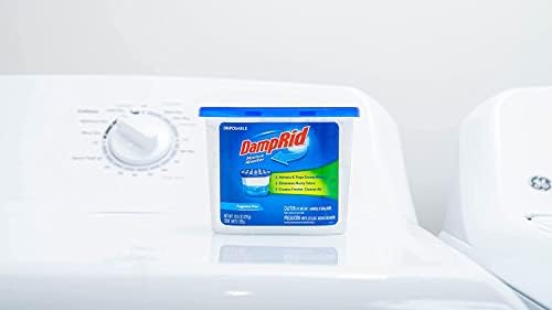 DampRid Fragrance Free Disposable Moisture Absorber - 10.5 oz. Each - 3 Pack – Attracts & Traps Excess Moisture, Eliminates Musty Odors, Creates Fresher, Cleaner Air White