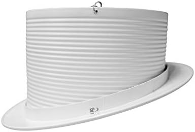 Nicor Lighting 6 in. White Recessed Slope Trim with Baffle (17711) (Pack of 12)