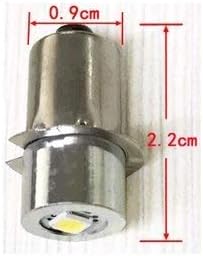 Led Flashlight Bulb High Power LED Upgrade Bulb Replacement Part LED Conversion Kit Bulbs High Bright LED Emergency Work Light Lamp Flashlight Replacement Bulb Torches(4~12V Warm