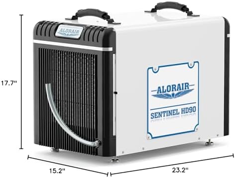 ALORAIR 198 Pints Crawlspace Dehumidifier for Commercial, Sentinel HD90