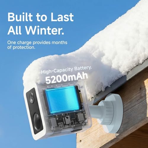 VSTARCAM 2K Security Cameras Wireless Outdoor, No-Drill Magnetic & Adhesive Mount, Free Cloud & SD Storage, WiFi 6 2.4/5G Dual Band, Motion Alerts, 6-Month Battery, Color Night Vision, IP66,2-Way Talk