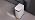 SYNCVIBE Slim Bathroom Trash Can with Soft Close Lid, 3.5 Gal, Matt White