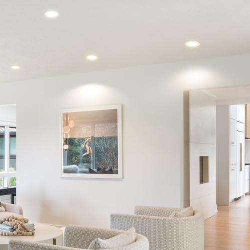 zouzai 12 Pack 6 Inch LED Recessed Ceiling Light, 5CCT, 12W=110W, Dimmable