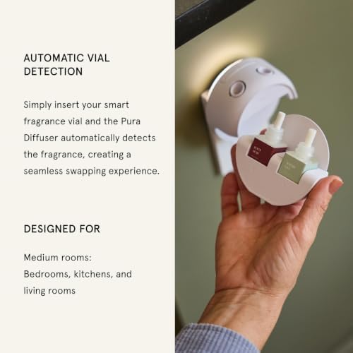 Pura x Paddywax Home Diffuser Refill, 2 Pack, Tobacco & Patchouli