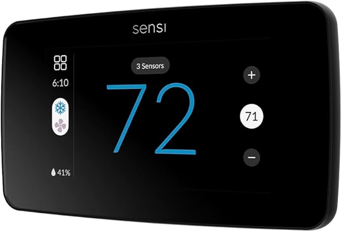 Sensi Touch 2 Smart Thermostat Wi-Fi, Alexa, Energy Star Certified, ST76