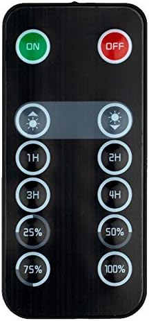 Newhouse Lighting RS-NA-265W Wireless Outdoor LED String Light Dimmer Control Outlet | 265 Max Watts | 100ft Remote Range | ETL Listed, Black