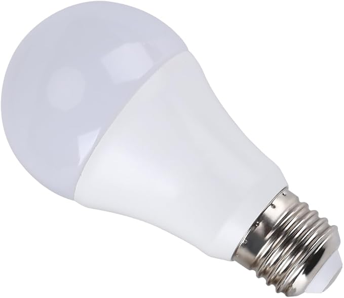 FILFEEL Dusk to Dawn Light Bulb, 7W Smart Sensor LED Bulbs - 180 Degree Beam Angle for Attics, Warehouse - Cold White 6500K