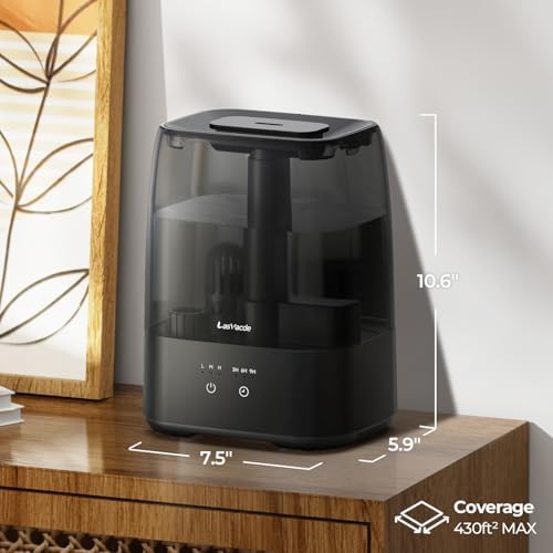 Top Fill Humidifiers for Bedroom, Ultrasonic Cool Mist Humidifiers
