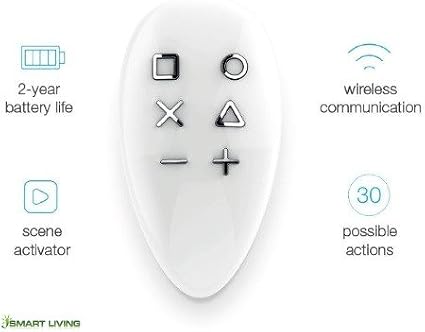 FIBARO KeyFob, Remote, Z-Wave Scene Controller, White, FGKF-601, Doesn't Work with HomeKit