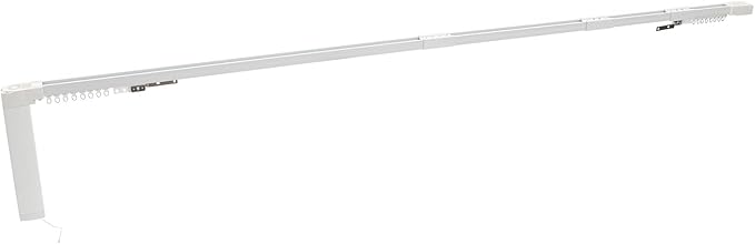 Electric Curtain Track, Retractable Motorized Curtains Rod within 7.2ft, Automatic Curtain Opener with Smart/Manual Control, Smart Curtains System for I-Rrail and U-Rail (Within 7.2ft)