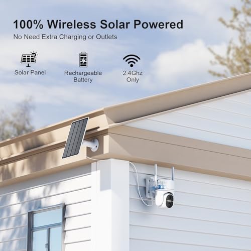 HOSAFE.COM Security Cameras Wireless Outdoor, 2K HD Color Night Vision