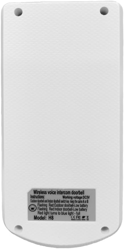 Irishom 2 Pack Intercoms Wireless for Home Voice Bidirectional Caller Home Ultra Long Distance Portable Wireless Voice Interphone Elderly Caller Room to Room Communication