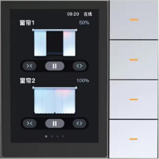 Tuya Smart Central Control Panel ZigBee Wall Switch Home Automation Wireless Lighting Control System F3-Pro