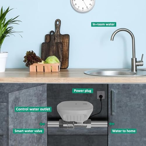 DN25 Smart Water Valve 1 Inch Smart Water Shutoff Valve Management System