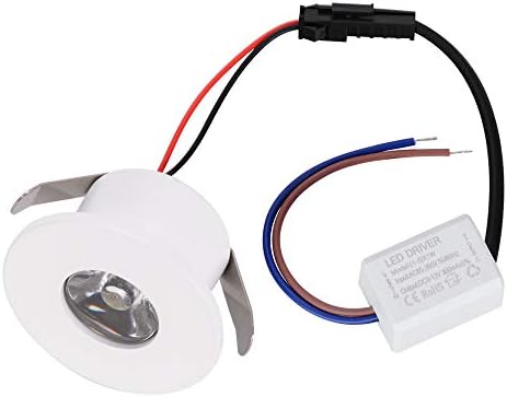 5pcs 1W 1 Inch Recessed LED Lights Mini Recessed LED Lights AC 110V