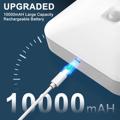Rechargeable Motion Sensor Closet Light, 500LM Wireless Ceiling Light 4Pack
