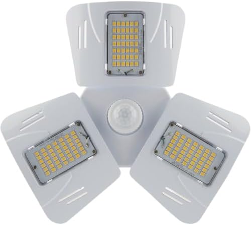 Satco Wide Surface E26 (Medium) Smart-Enabled LED Motion Sensor Utility Light Cool White 60 Watt Equ