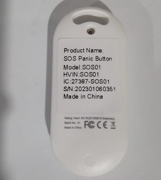 Evernary Caregiver Pager Wireless Call System Personal Alert Panic Button for Home Elderly Nurses Calling System and Emergency Button (2 Portable Pager 2 Transmitter)