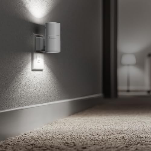 Briignite Night Lights Plug into Wall, Modern LED Night Light Plug in