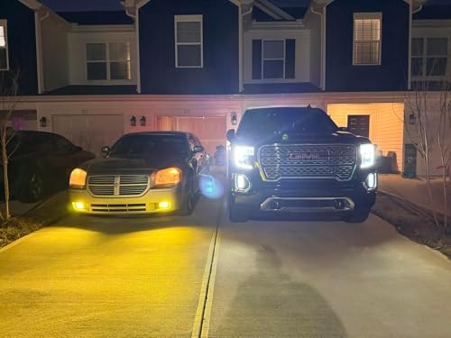 SEALIGHT H11 LED Fog Light Bulb, H8/H16 3500K Yellow Fog Lights, 17000LM