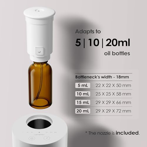 Airversa AN6 Waterless Diffuser for Essential Oil for Home, Room, Blue