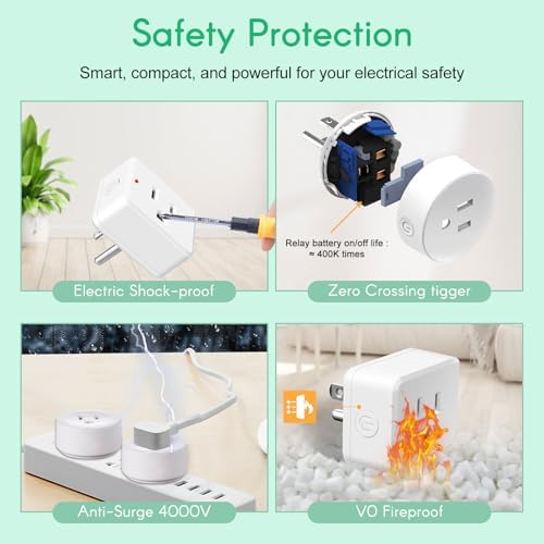 NineLeaf Programmable Remote Timer Switch & Wireless Outlet Plug, 500ft Range Plug in Light Switch, 15A/1500W Wall Mounted On/Off, No Wiring Needed for Fans, Christmas Lights, 1Remote 2Outlets