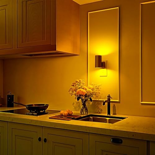Briignite Night Lights Plug into Wall, 1 Pack 11-Color Changing Night Light