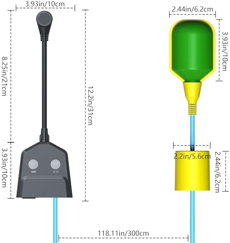 Z9PRO WiFi Sump Pump Alarm with Auto Pump Control & Battery Backup