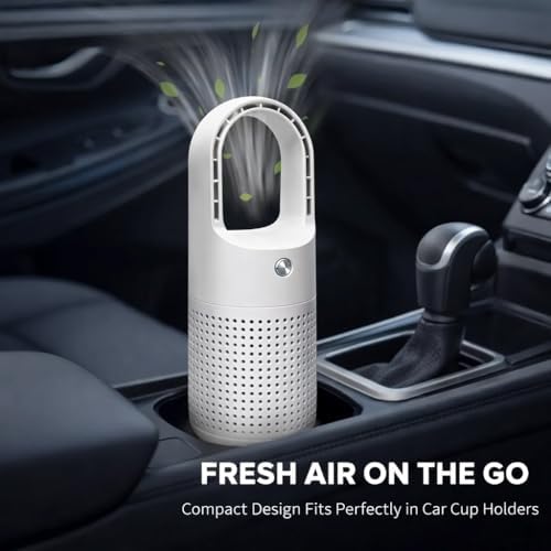 Small air purifier for Car, Home,Usefor dorm room—Activated Carbon Filter