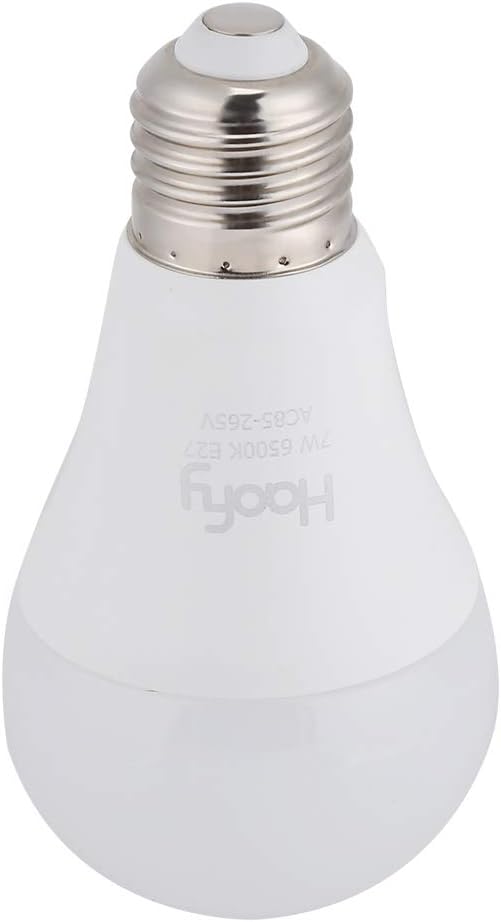 Dusk to Dawn Light Bulb, 2 Pack 7W Smart Sensor LED Bulbs Built in Photosensor Detection with Auto On Off, E26 E27 Base for Garage, Hallway, Porch, Patio and More