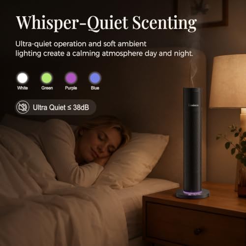 Waterless Essential Oil Diffuser with 5 Oils Starter Kit