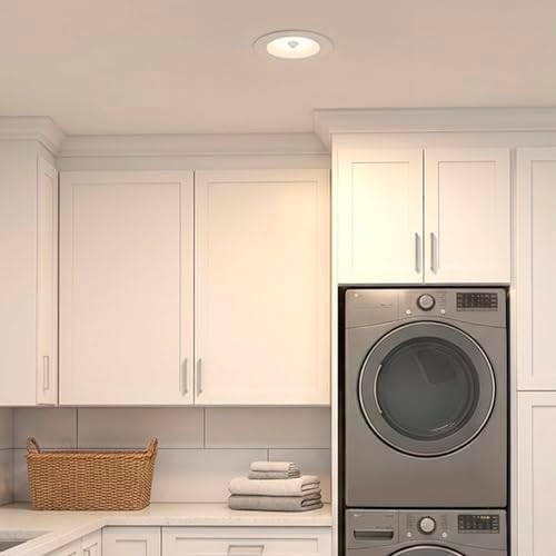 Maxxima 5" & 6" Retrofit LED PIR Motion Sensor Downlight 1300 Lumens, 5 CCT