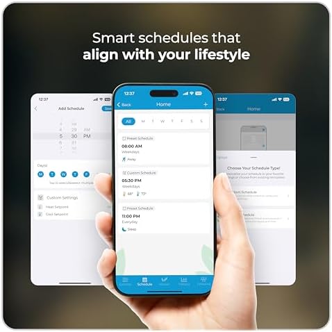 Cielo Smart Thermostat Eco for Central HVAC, Energy Star Certified (White)