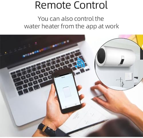 Smart WiFi Switch with Timer for Water Heater Pump, AC100‑240V 40A High Power, Control Appliances Remotely wifi pool pump timer