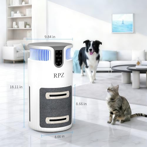 RPZ Smart Pet Air Purifier with WiFi, Washable HEPA Filter