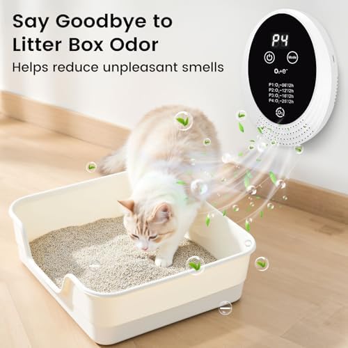 Limpin Air Purifier,Cat Litter Deodorizer&Pet Odor Control Air Cleaner for Pet Room, Mini Air Freshener for Cat Litter Box,Bathroom, Bedroom, Kitchen, Closet & Small Spaces(1)