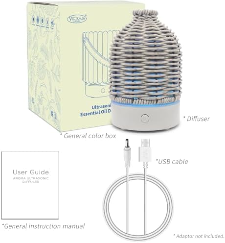 VICTORIA AROMA Essential Oil Diffuser - Multifunction Aromatherapy Diffuser